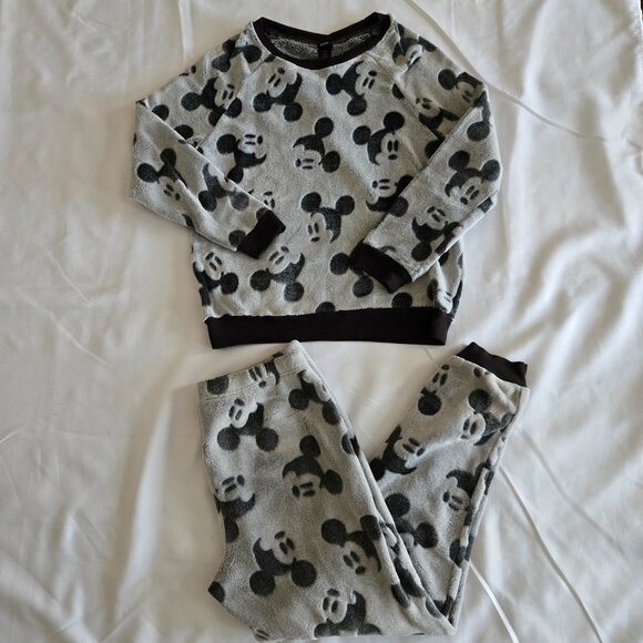 Disney Mickey Mouse Plush Pajama Set SZ M - Picture 6 of 7